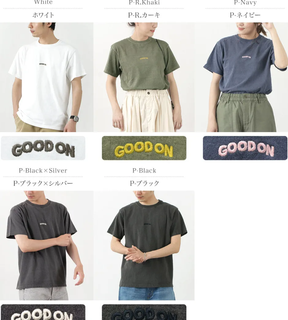 T-Shirts^GOOD ON / Arch Logo Embroidery T-shirt