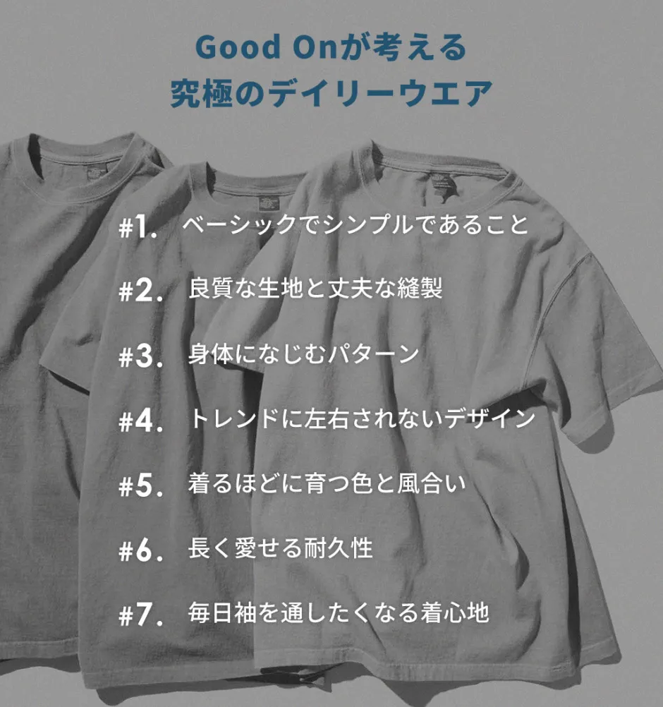 T-Shirts^GOOD ON / Heavy Set-in Sleeves