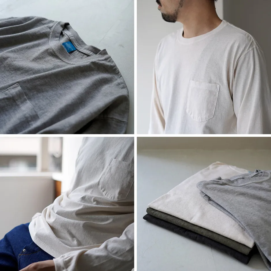 T-Shirts^GOOD ON / Long Sleeve Pocket Crew T-Shirt