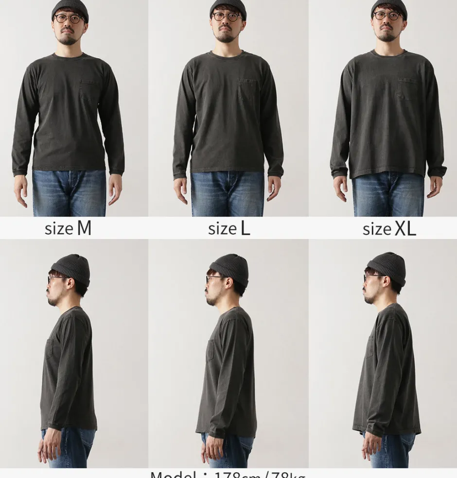 T-Shirts^GOOD ON / Long Sleeve Pocket Crew T-Shirt