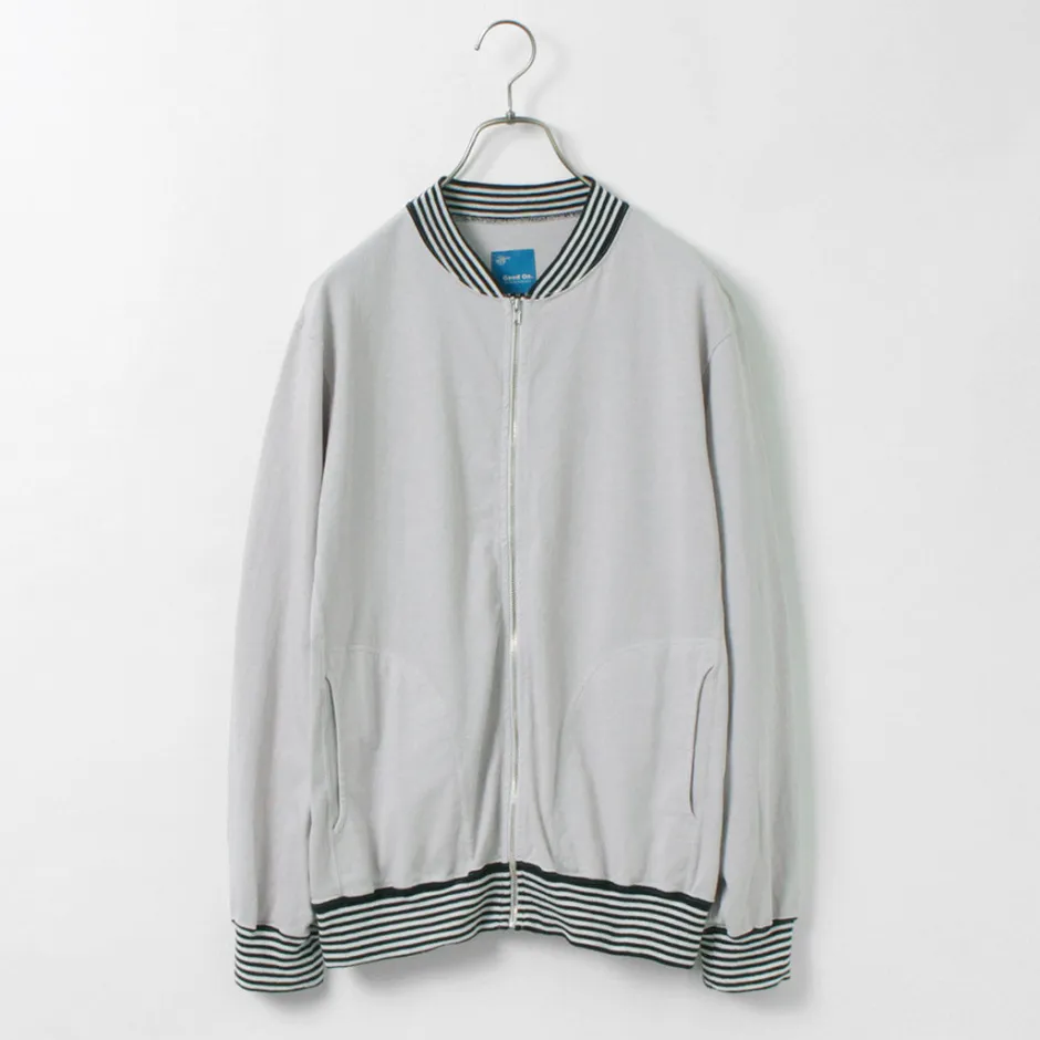 Jackets^GOOD ON / Striped Rib Tee Track Jacket