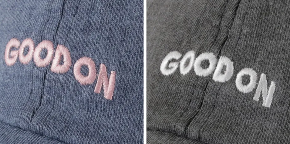 Hats^GOOD ON / TEE mesh cap embroidery