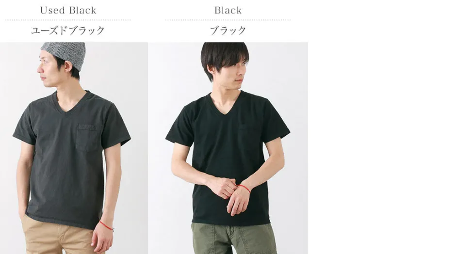 T-Shirts^GOODWEAR / Coded short sleeve V-neck pocket T-shirt