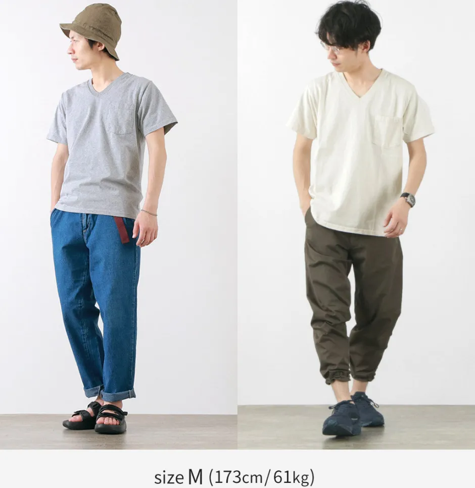 T-Shirts^GOODWEAR / Coded short sleeve V-neck pocket T-shirt
