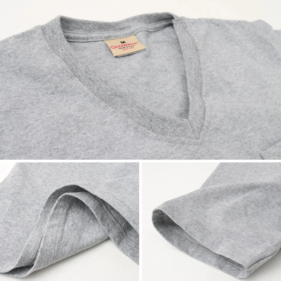 T-Shirts^GOODWEAR / Coded short sleeve V-neck pocket T-shirt
