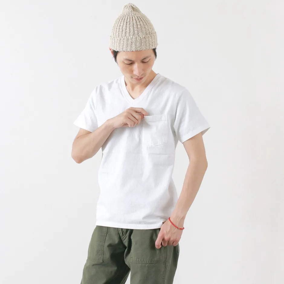 T-Shirts^GOODWEAR / Coded short sleeve V-neck pocket T-shirt