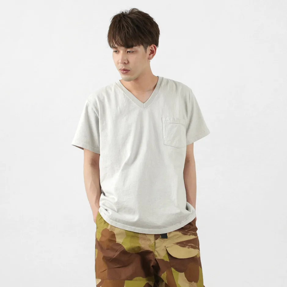 T-Shirts^GOODWEAR / Coded short sleeve V-neck pocket T-shirt