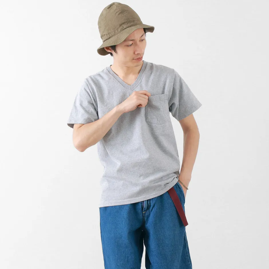 T-Shirts^GOODWEAR / Coded short sleeve V-neck pocket T-shirt