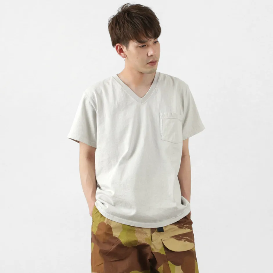 T-Shirts^GOODWEAR / Coded short sleeve V-neck pocket T-shirt