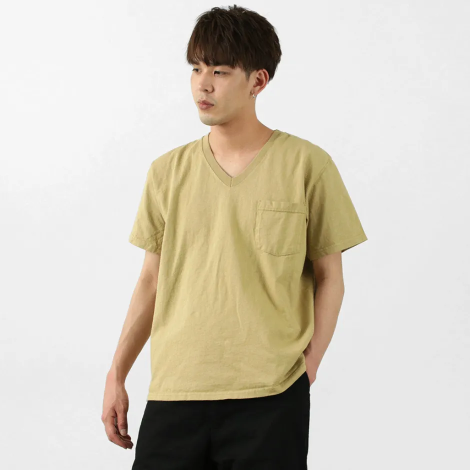 T-Shirts^GOODWEAR / Coded short sleeve V-neck pocket T-shirt