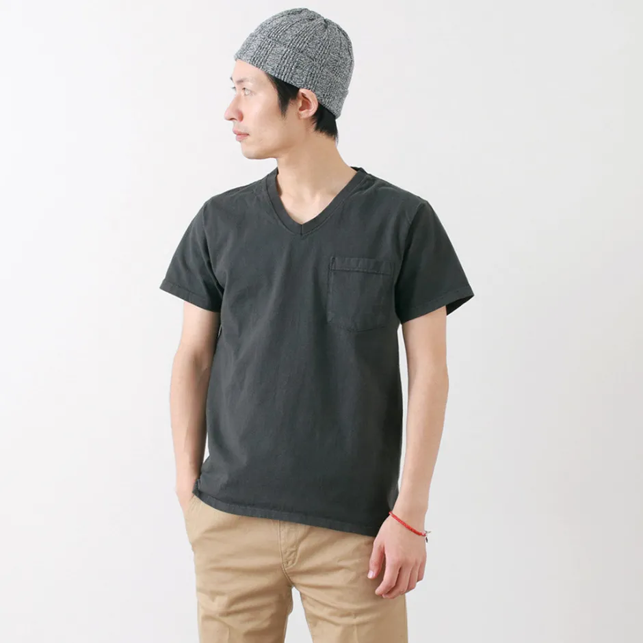 T-Shirts^GOODWEAR / Coded short sleeve V-neck pocket T-shirt