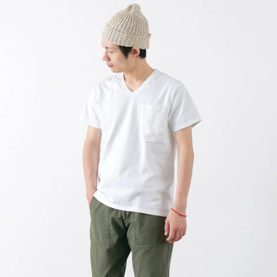 T-Shirts^GOODWEAR / Coded short sleeve V-neck pocket T-shirt