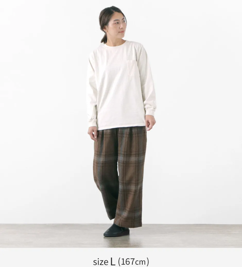 T-Shirts^GOODWEAR / Crew Neck Pocket T-Shirt Long Sleeve
