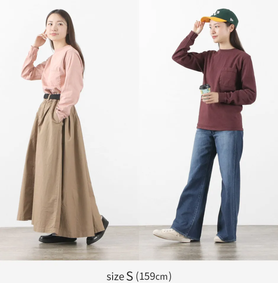 T-Shirts^GOODWEAR / Crew Neck Pocket T-Shirt Long Sleeve