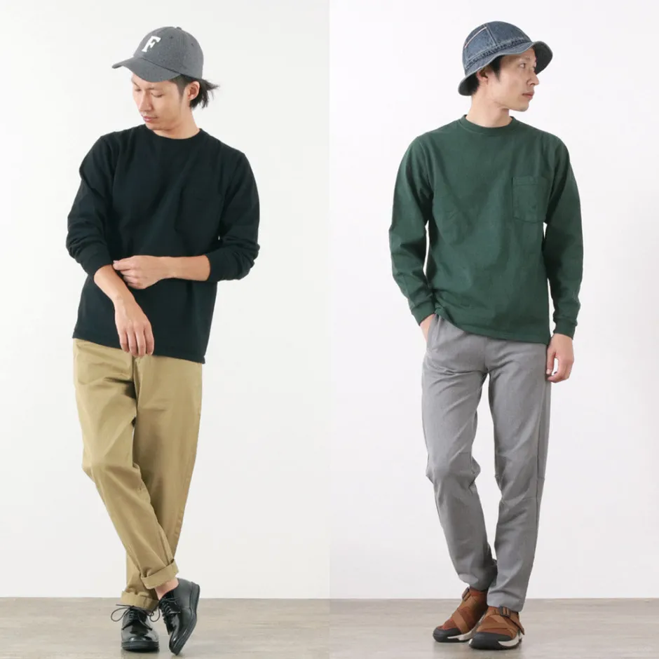 T-Shirts^GOODWEAR / Crew Neck Pocket T-Shirt Long Sleeve