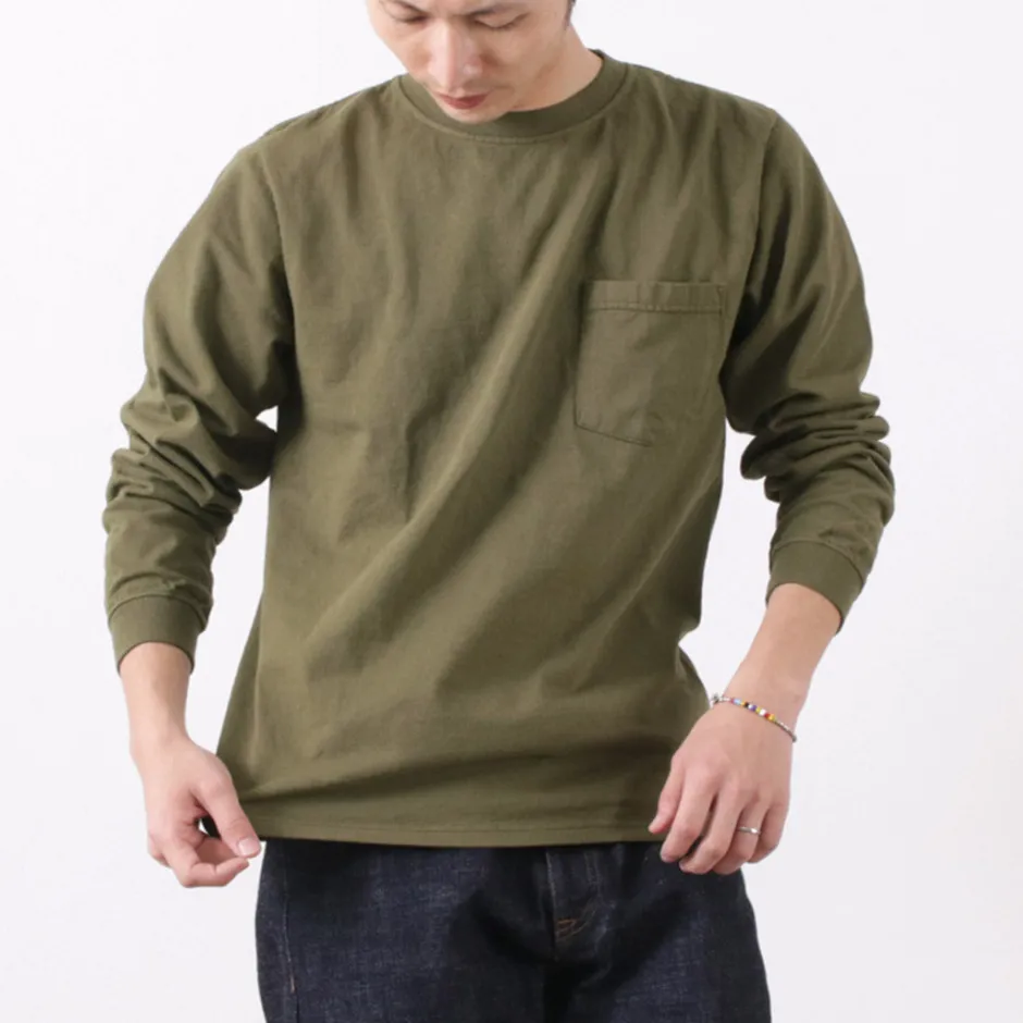 T-Shirts^GOODWEAR / Crew Neck Pocket T-Shirt Long Sleeve