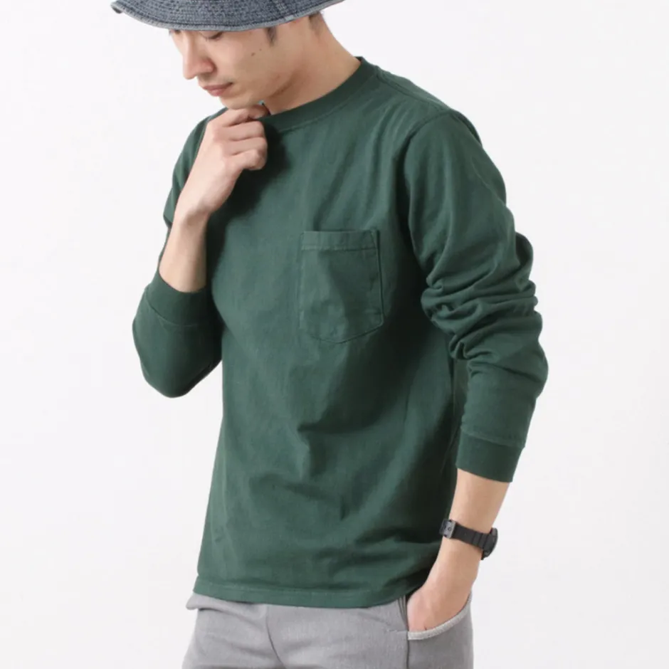 T-Shirts^GOODWEAR / Crew Neck Pocket T-Shirt Long Sleeve