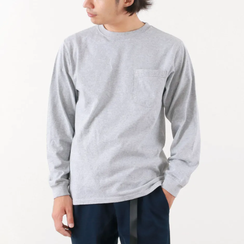 T-Shirts^GOODWEAR / Crew Neck Pocket T-Shirt Long Sleeve