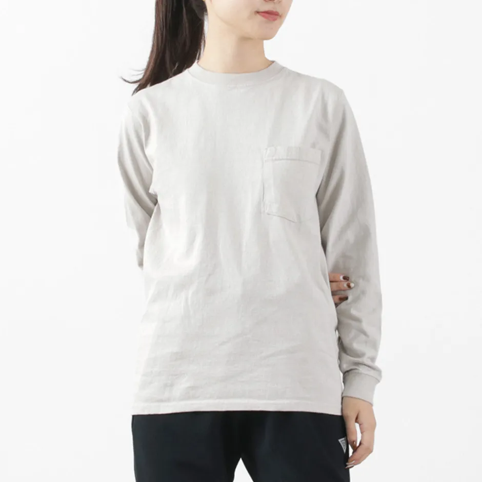 T-Shirts^GOODWEAR / Crew Neck Pocket T-Shirt Long Sleeve