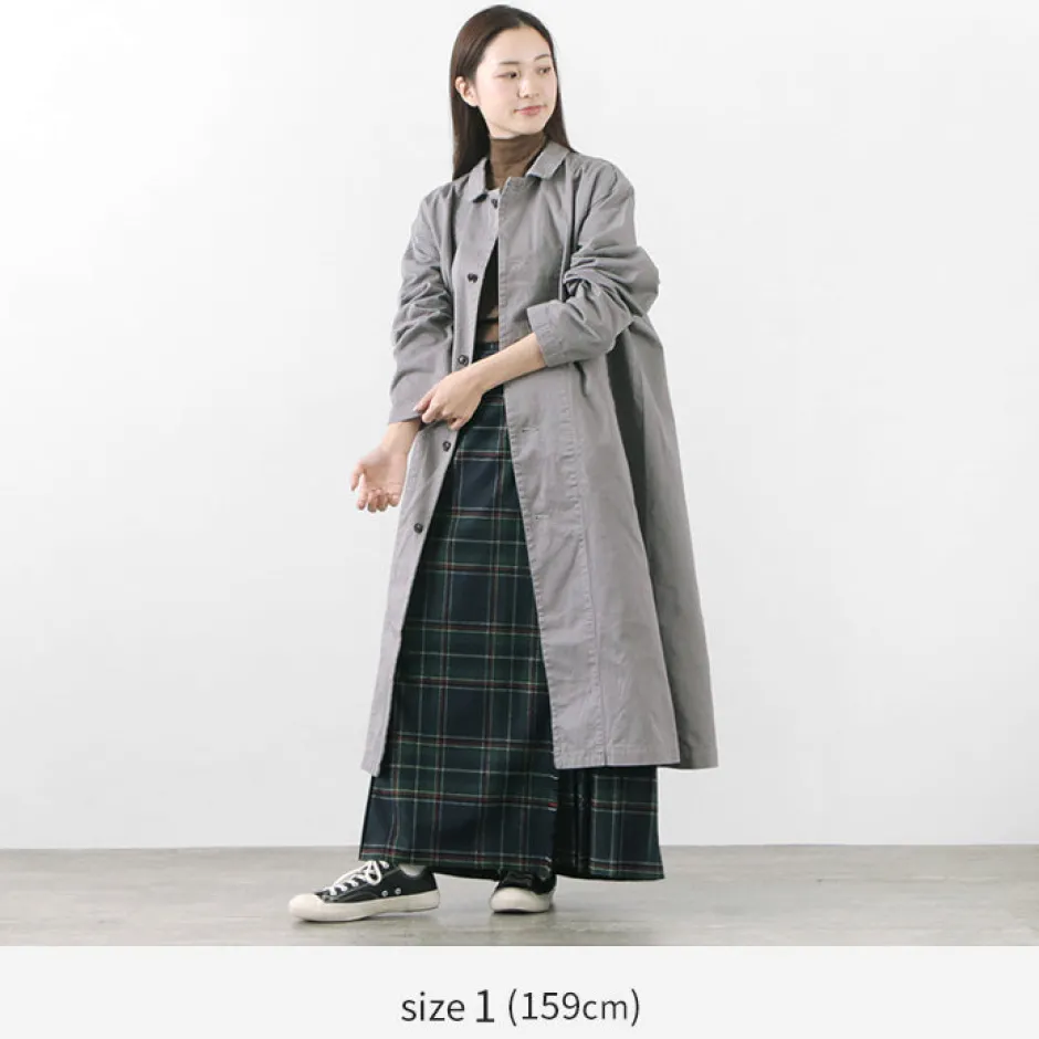 Coats^HARVESTY / Chino Cloth Overcoat