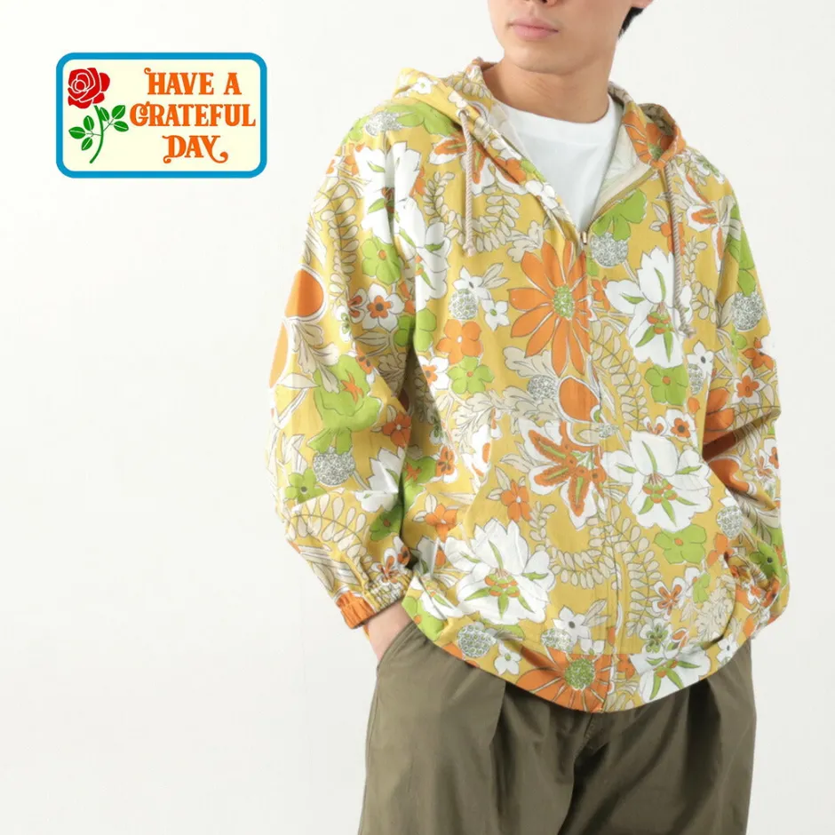 Jackets^HAVE A GRATEFUL DAY / Beach Hoodie orange
