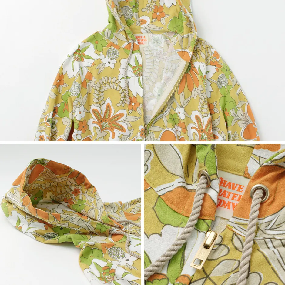 Jackets^HAVE A GRATEFUL DAY / Beach Hoodie orange