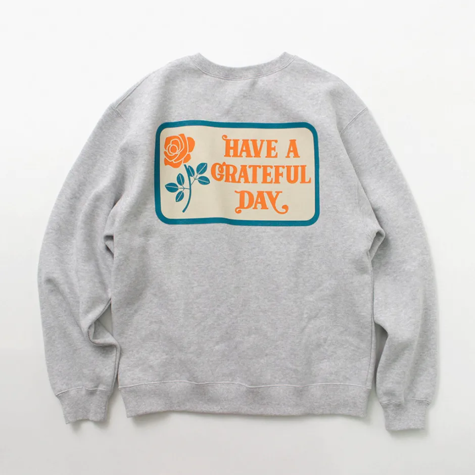Sweatshirts^HAVE A GRATEFUL DAY / Box Logo Sweatshirt lightgrey