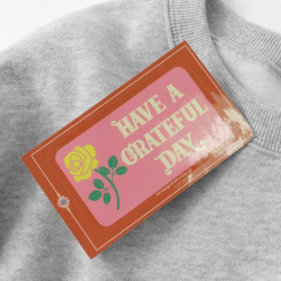 Sweatshirts^HAVE A GRATEFUL DAY / Box Logo Sweatshirt lightgrey