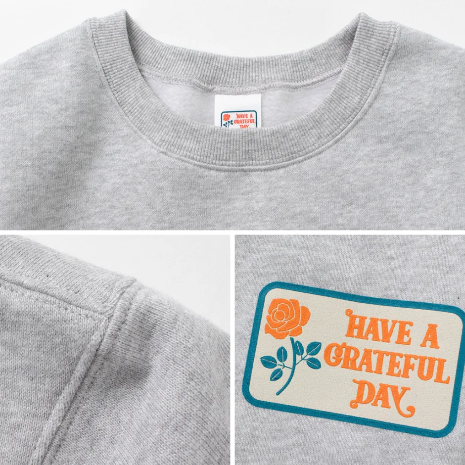 Sweatshirts^HAVE A GRATEFUL DAY / Box Logo Sweatshirt lightgrey
