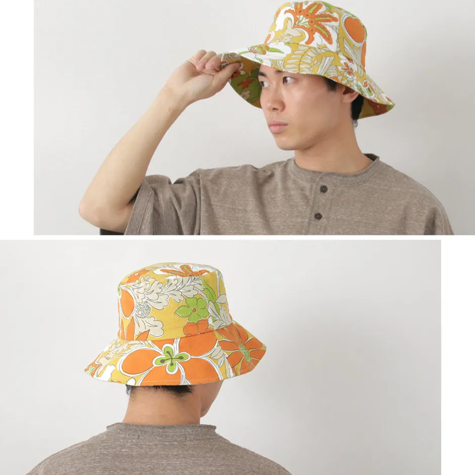 Hats^HAVE A GRATEFUL DAY / Bucket Hat orange