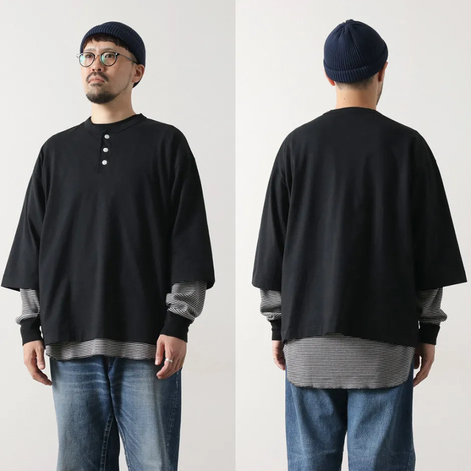 T-Shirts^HEALTHKNIT / 2 Pack T-Shirt 7/10 Sleeve + Long Sleeve Waffle