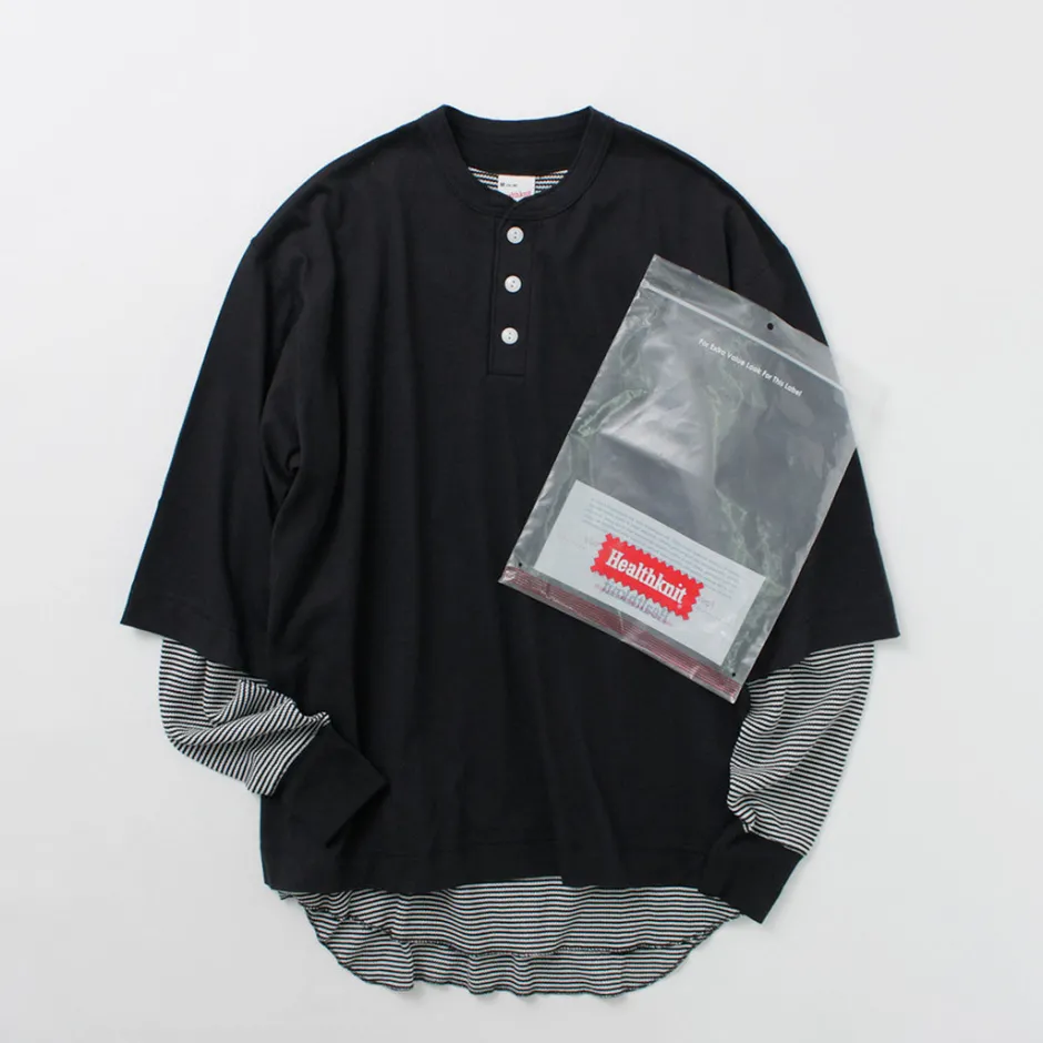 T-Shirts^HEALTHKNIT / 2 Pack T-Shirt 7/10 Sleeve + Long Sleeve Waffle