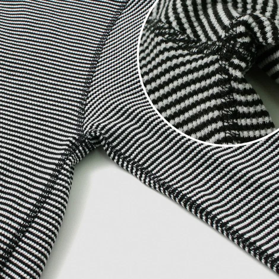T-Shirts^HEALTHKNIT / Basic Waffle Henley Neck Long Sleeve