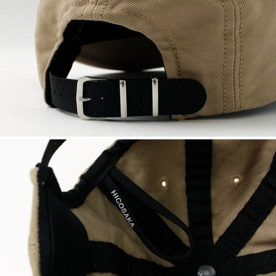 Hats^HICOSAKA / Chino Big Visor 8 Panel Cap