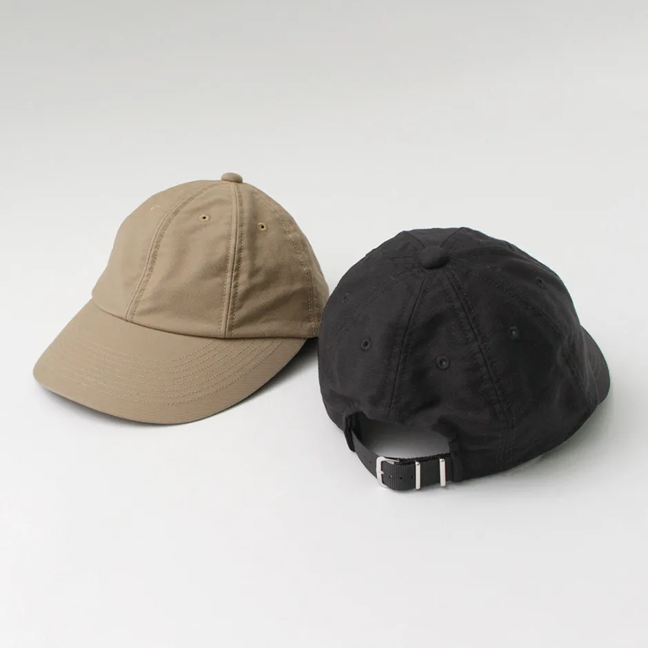 Hats^HICOSAKA / Chino Big Visor 8 Panel Cap