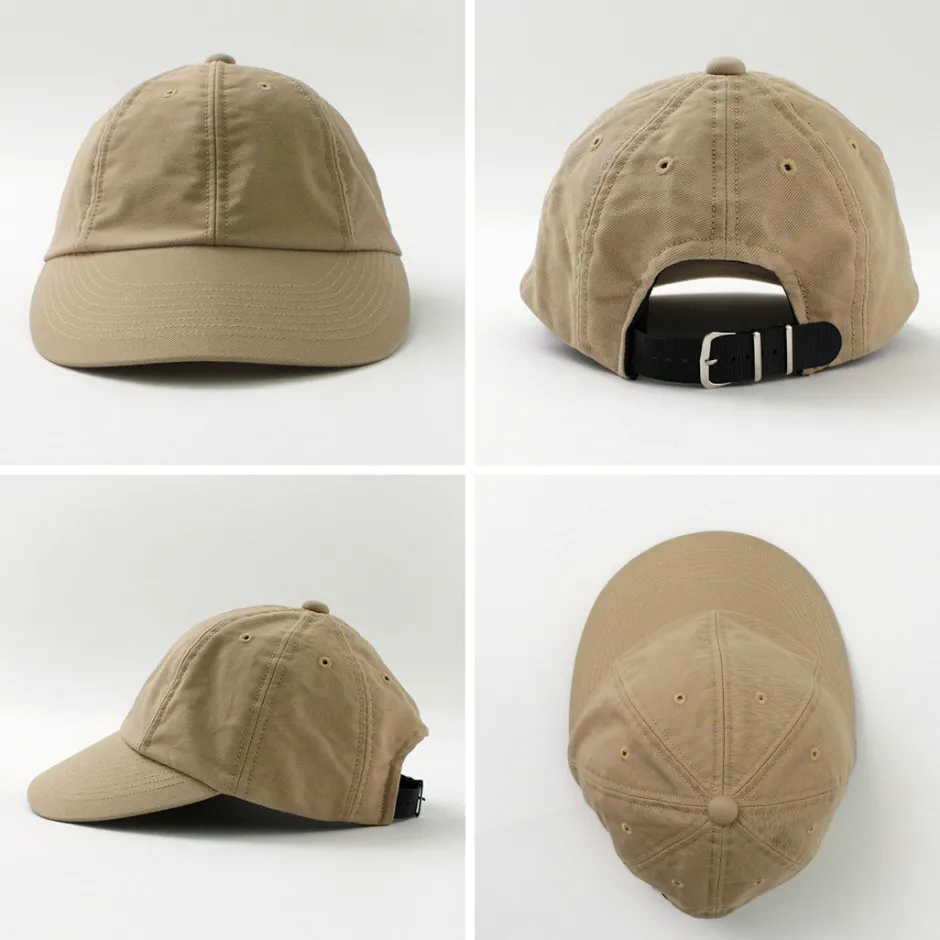 Hats^HICOSAKA / Chino Big Visor 8 Panel Cap