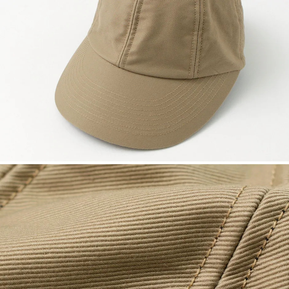 Hats^HICOSAKA / Chino Big Visor 8 Panel Cap