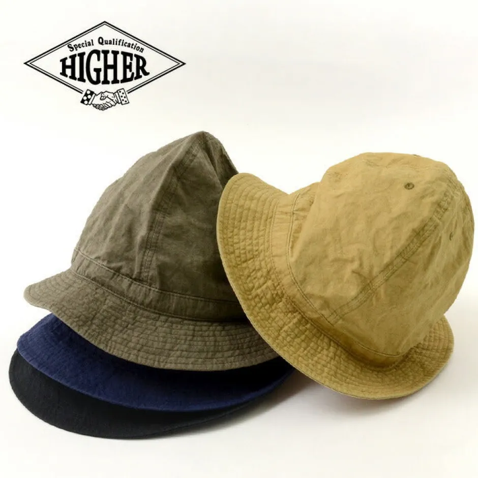Hats^HIGHER / Cotton Linen Weathered Mountain Hat