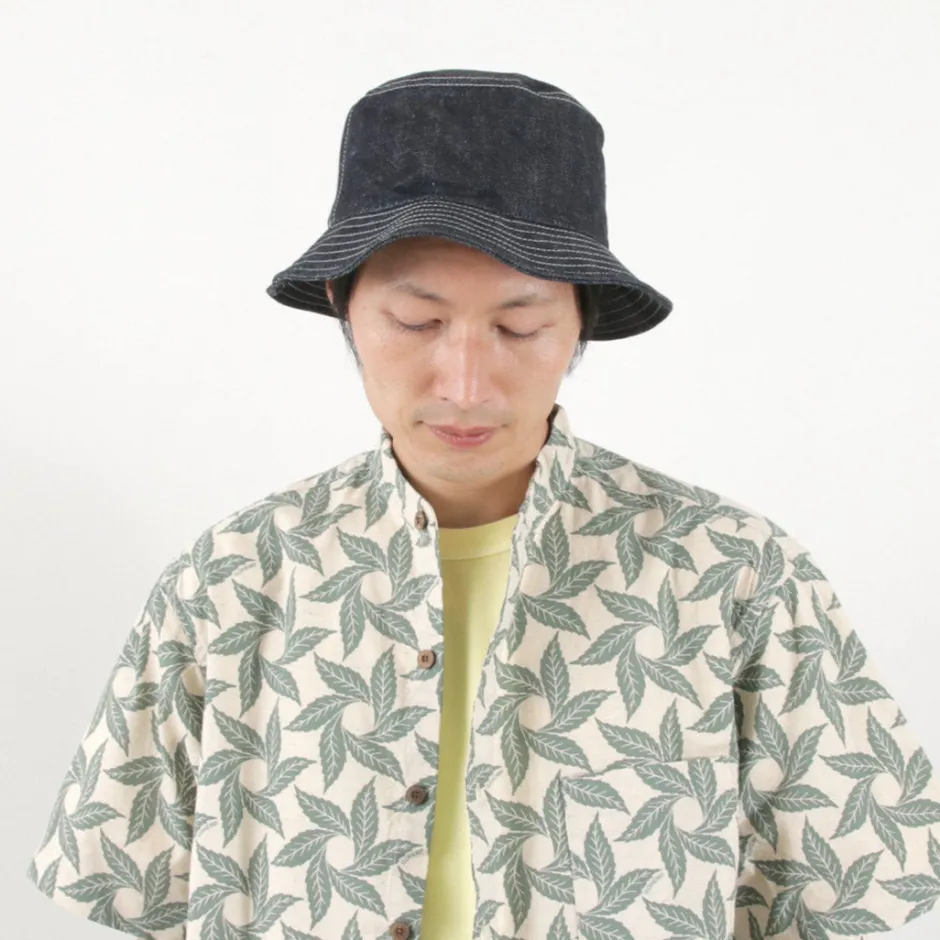 Hats^HIGHER / F191 Selvedge Bucket Hat denim