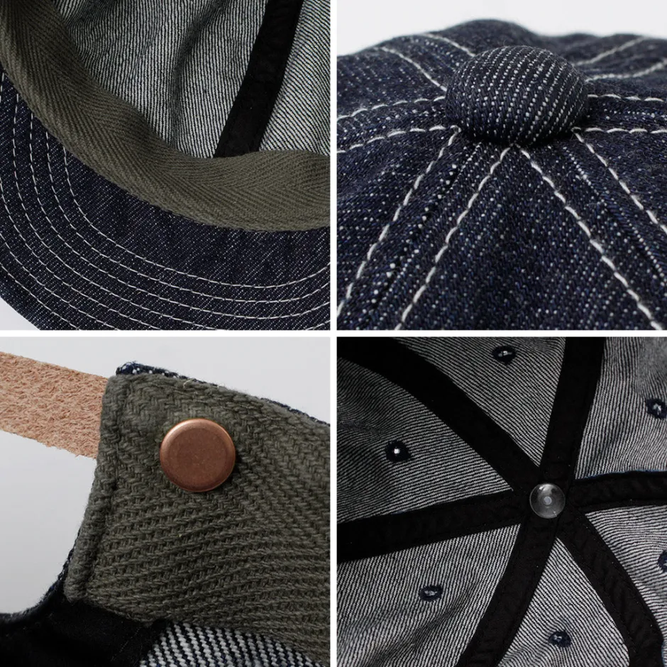 Hats^HIGHER / One-washed Selvage denim cap