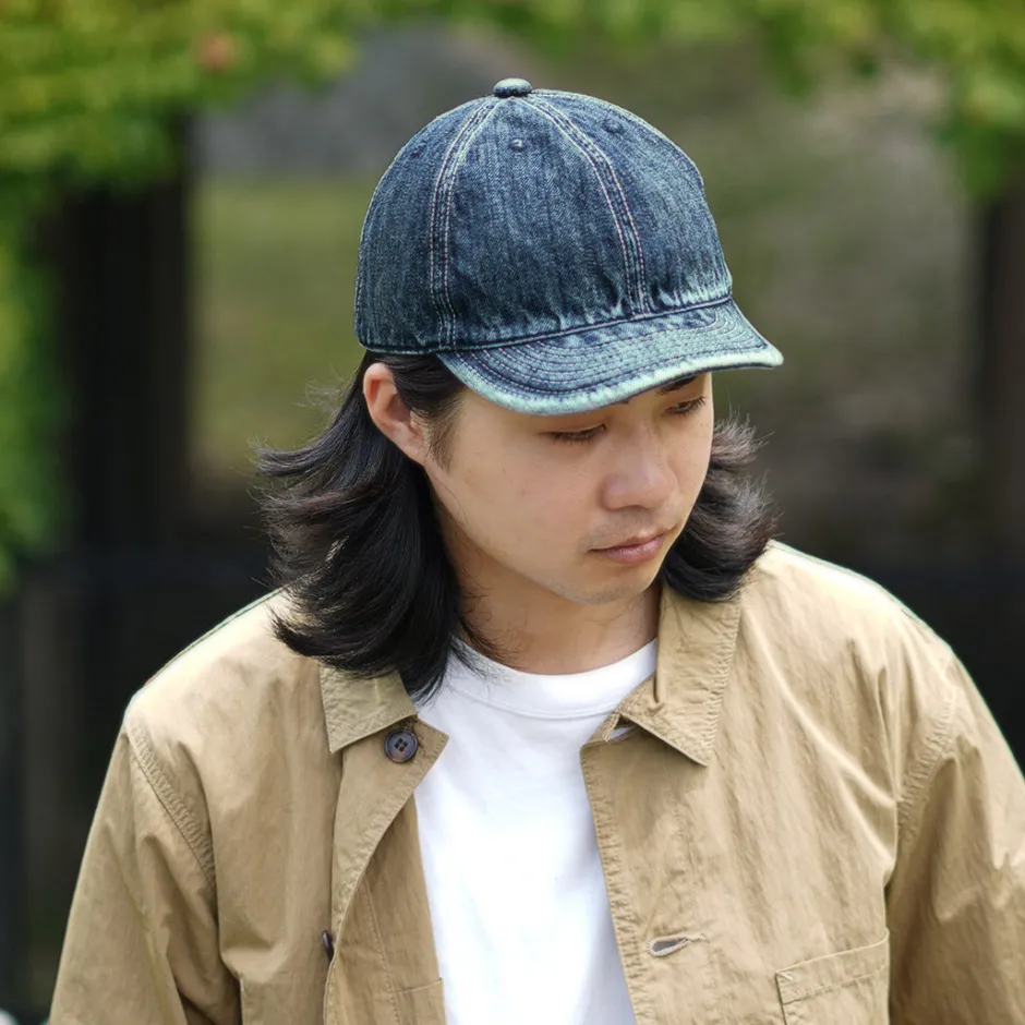 Hats^HIGHER / Selvage denim cap used-wash