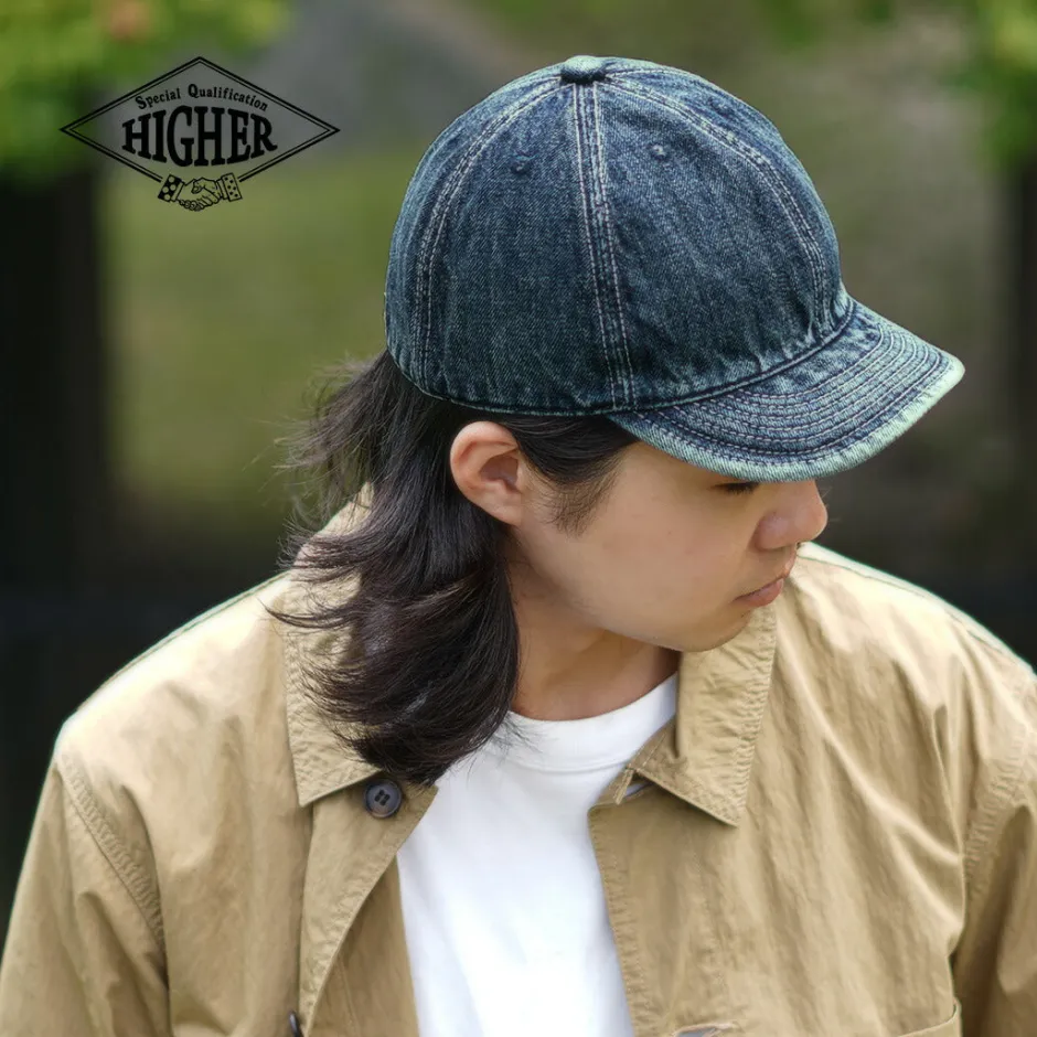 Hats^HIGHER / Selvage denim cap used-wash