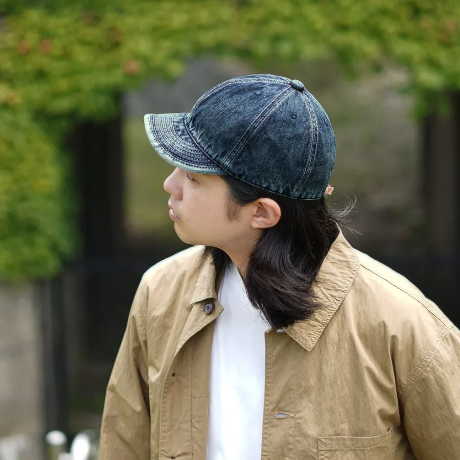 Hats^HIGHER / Selvage denim cap used-wash
