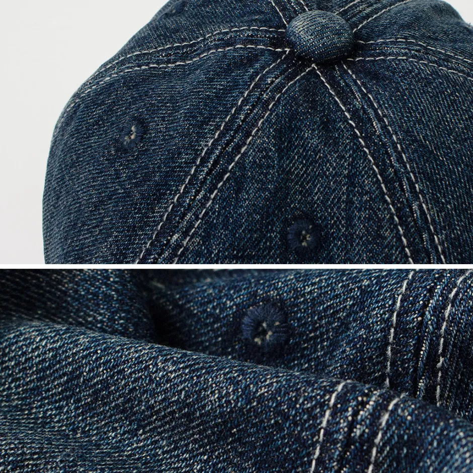 Hats^HIGHER / Selvage denim cap used-wash