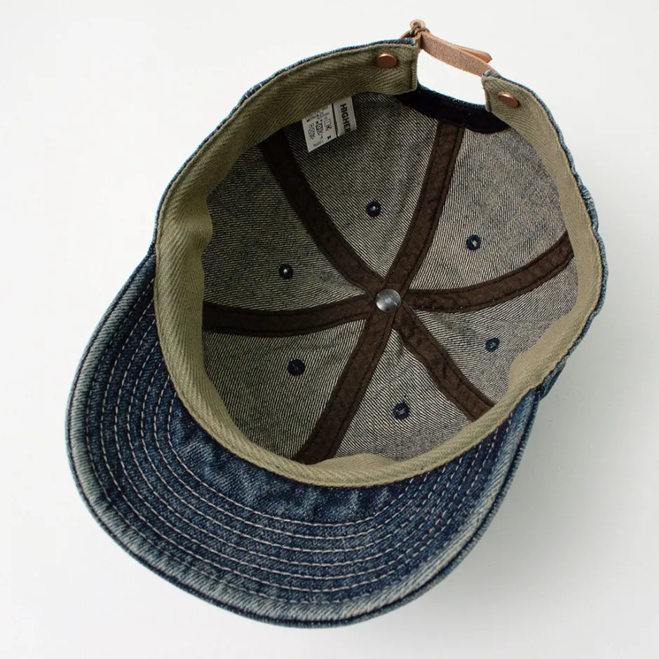 Hats^HIGHER / Selvage denim cap used-wash