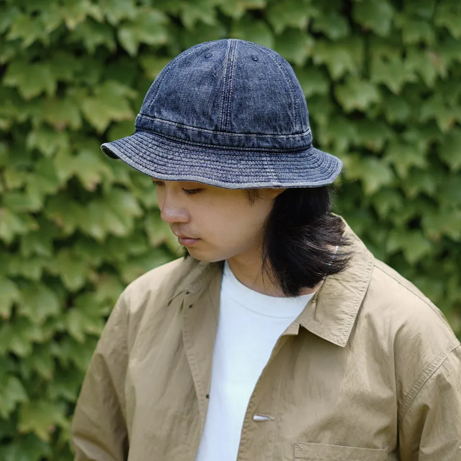 Hats^HIGHER / Selvage Denim Panel 6 Hat - Used finish used-wash