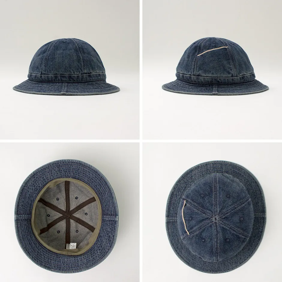 Hats^HIGHER / Selvage Denim Panel 6 Hat - Used finish used-wash