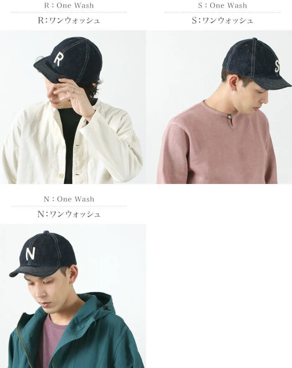 Hats^HIGHER / SELVEDGE DENIM CAP ONE WASH