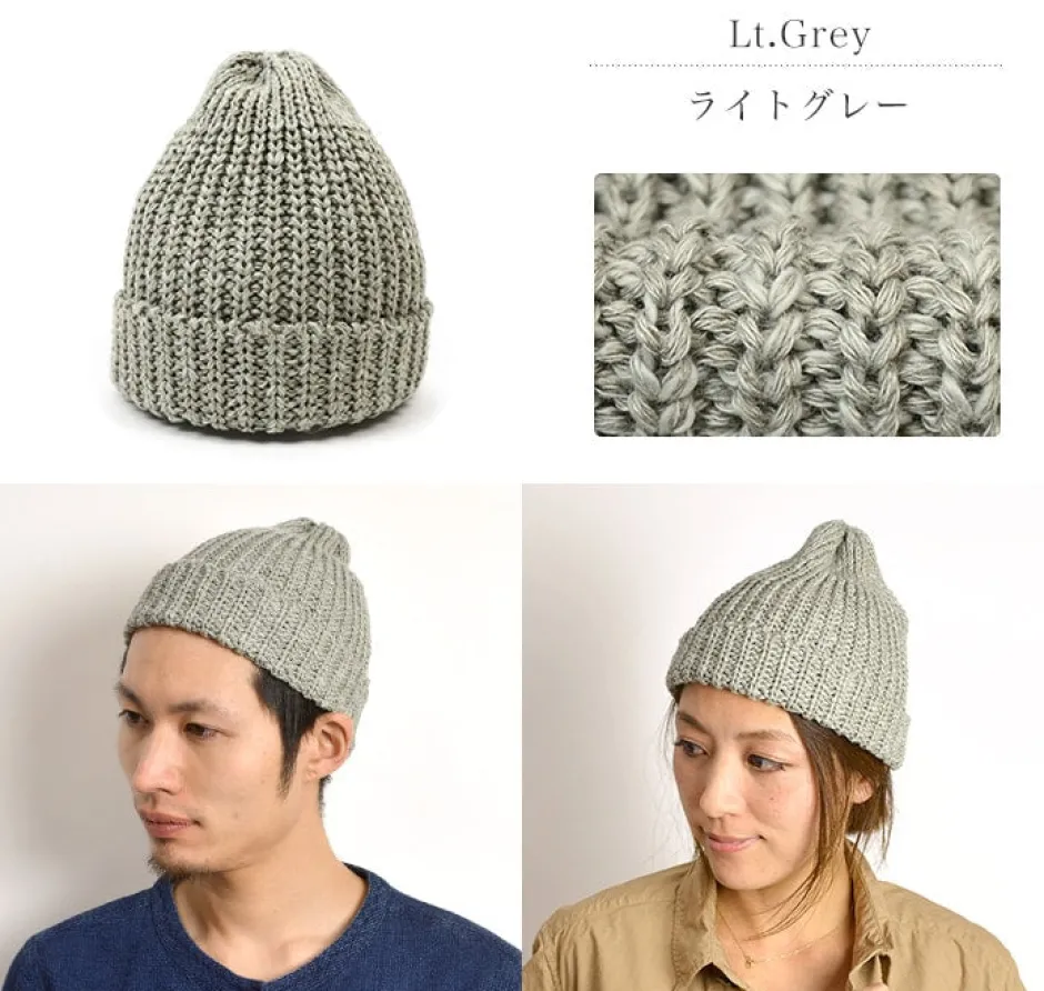 Hats^HIGHLAND 2000 / Cotton Linen Short Knitsted Cap