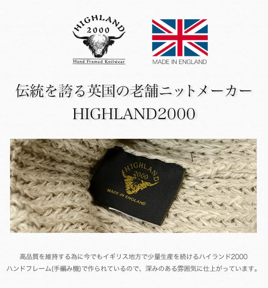 Hats^HIGHLAND 2000 / Cotton Linen Short Knitsted Cap